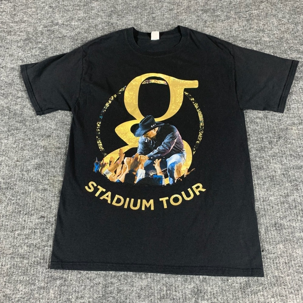 Garth Brooks‎ Hanes T Shirt Adult Small Stadium Tour Country Music Back Hit USA